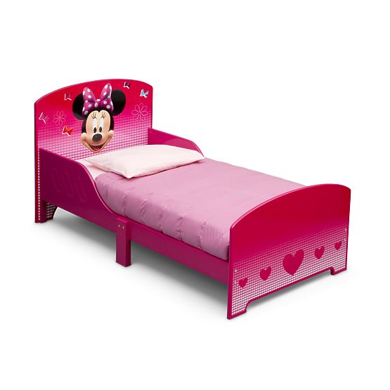 Minnie Mouse Children's Wooden Bed