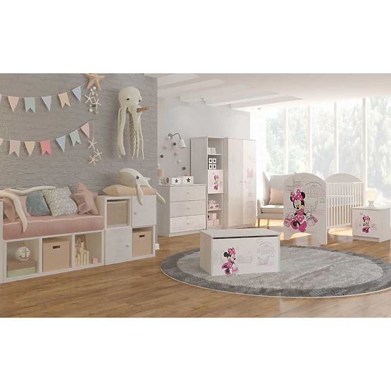 Minnie Mouse in Paris Children's Cot