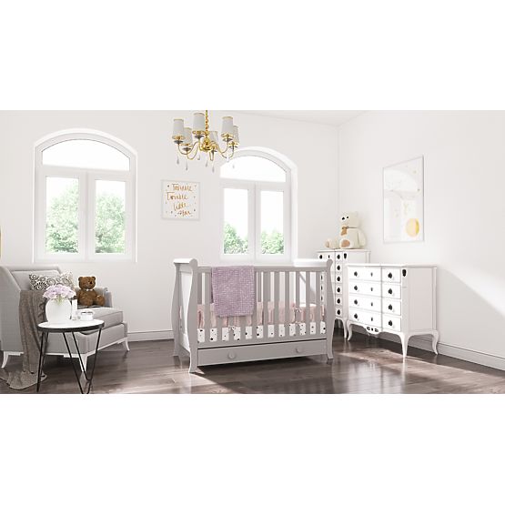 Míša Baby Crib - Grey