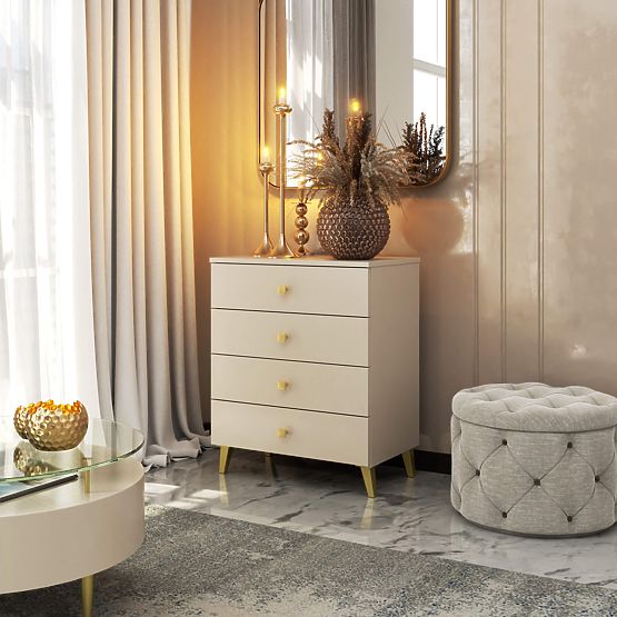 MOBI K-04 CHEST OF DRAWERS CASHMERE GOLD