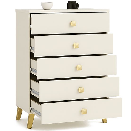MOBI K-05 CHEST OF DRAWERS CASHMERE GOLD