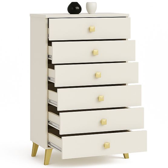 MOBI K-06 CHEST OF DRAWERS CASHMERE GOLD