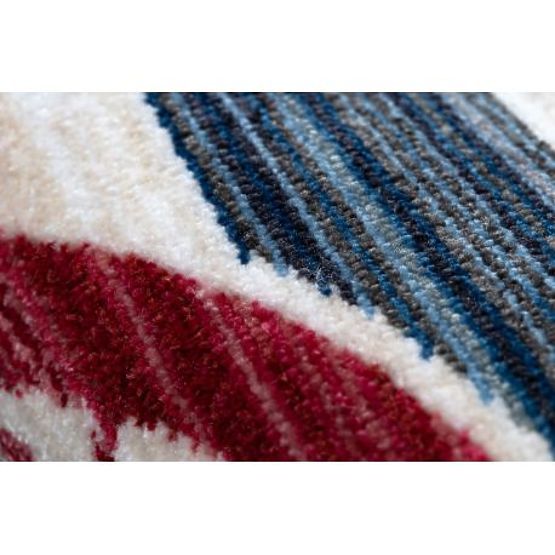 Modern Children's Rug TOYS 75324 ANCHOR, Irregular Shape, Cream, Turquoise, Dark Blue