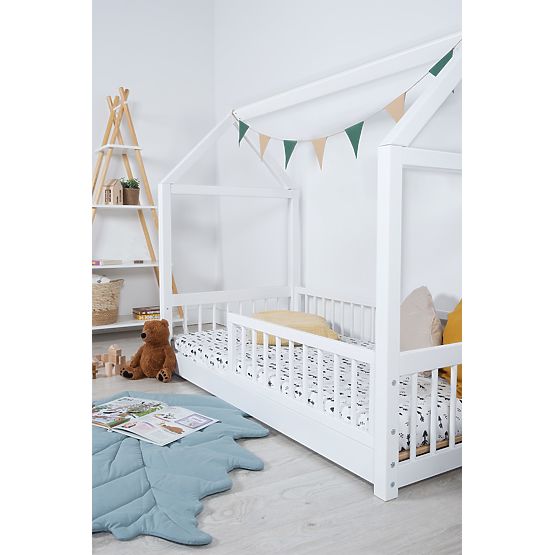 Montessori House Bed Elis White