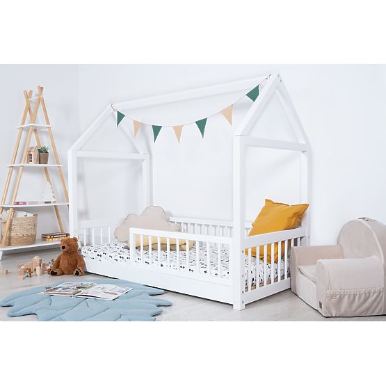 Montessori House Bed Elis White