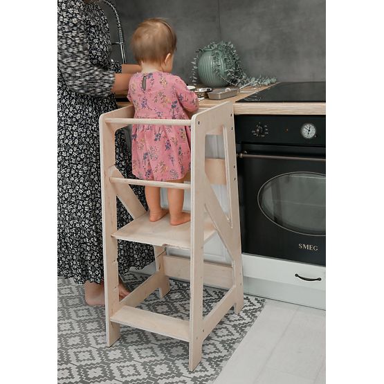 Montessori learning tower Pola MAXI 90 - natural