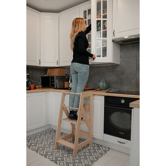 Montessori learning tower Pola MAXI 90 - natural