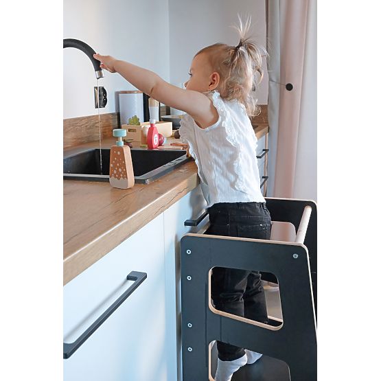 Montessori learning tower Quadro Black