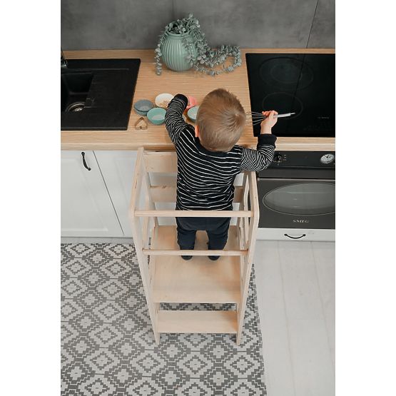 Montessori learning tower Sara MAXI 90 - natural