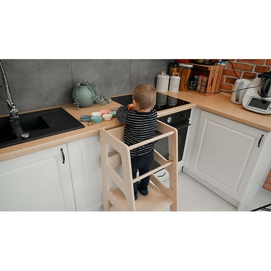 Montessori learning tower Sara MAXI 90 - natural