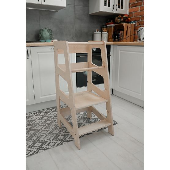 Montessori learning tower Sara MAXI 90 - natural