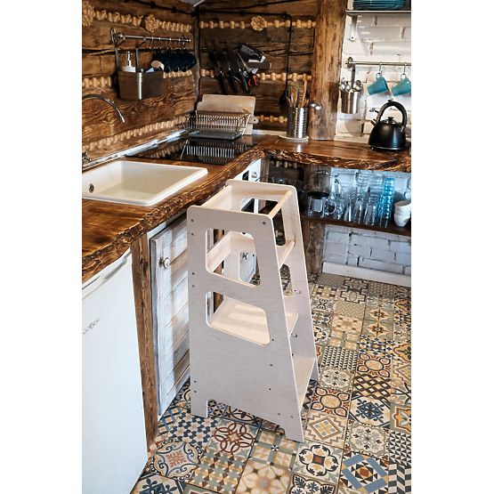 Montessori learning tower Hugo MAXI 90 - natural