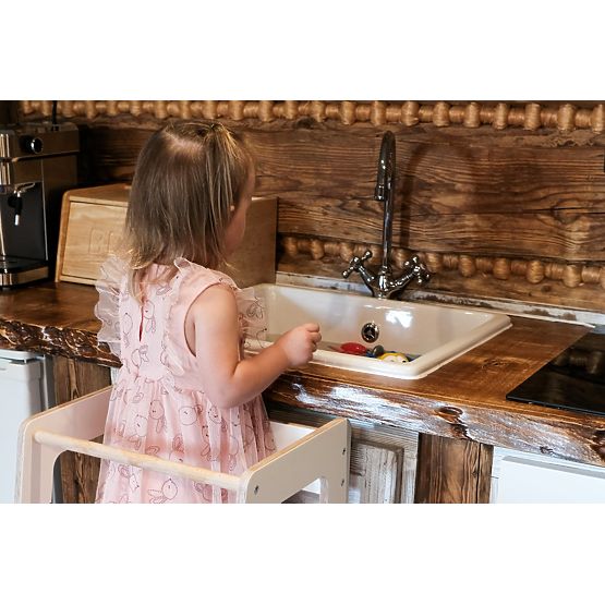 Montessori Learning Tower Nora - White