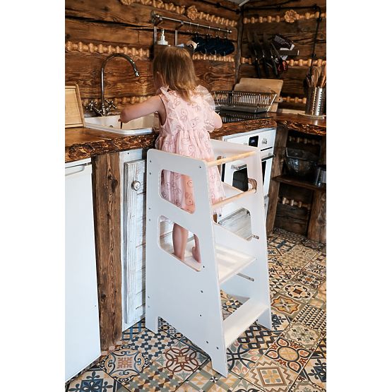 Montessori Learning Tower Nora - White