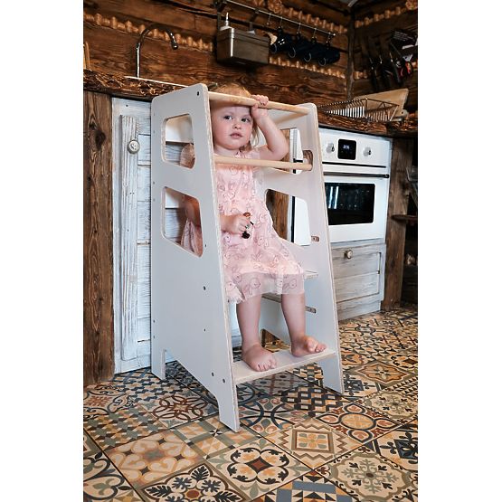 Montessori Learning Tower Nora - White