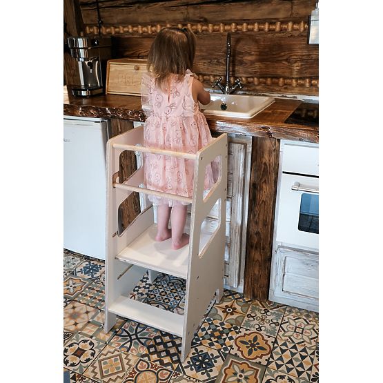 Montessori Learning Tower Nora - White