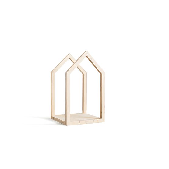 Magnetic Montessori wooden house - pink