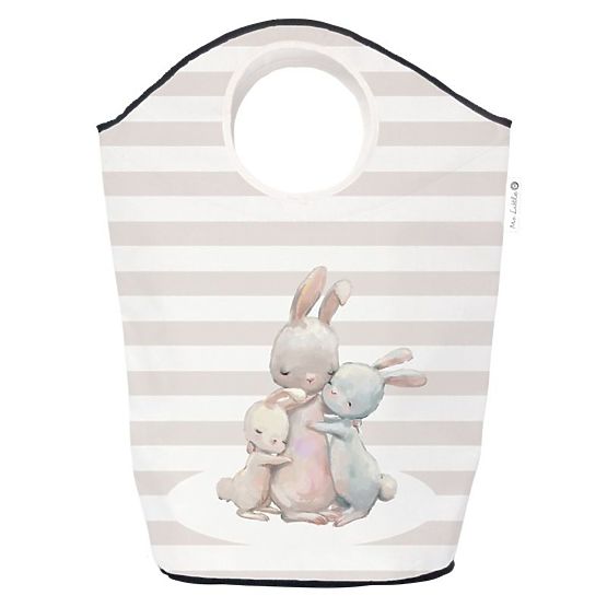 Mr. Little Fox Children's storage bag Forest school - Bunnies in an embrace