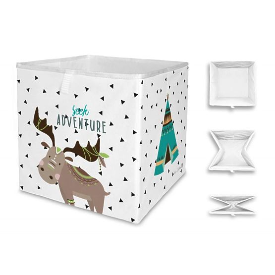 Mr. Little Fox storage box Indian deer