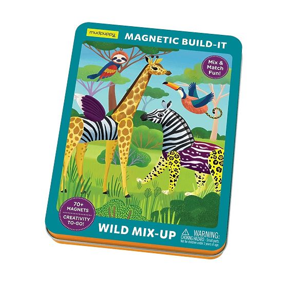 Mudpuppy Magnetic Set Wild Animals