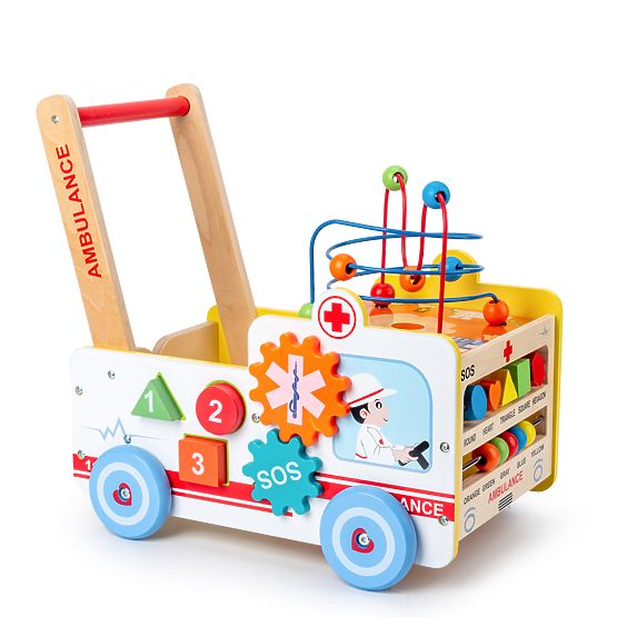 Multifunction wooden walker - Rescue service