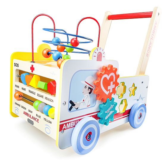 Multifunction wooden walker - Rescue service