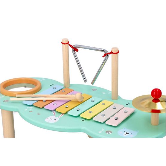 Musical table with animals