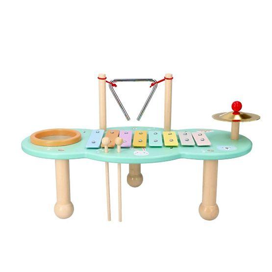 Musical table with animals