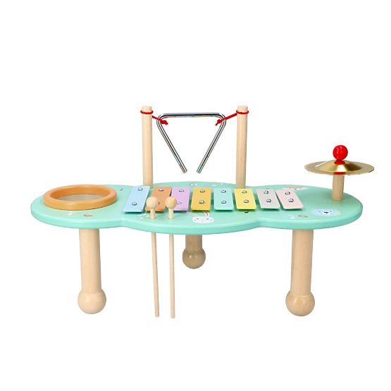 Musical table with animals