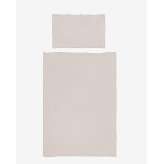 Muslin bedclothes with filling Picnic - beige