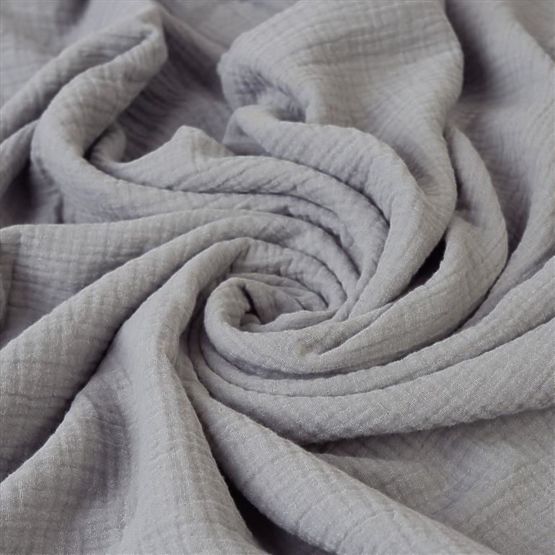 Muslin bedding 140x200 cm + 70x90 cm dark gray