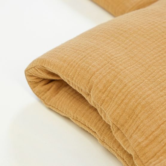 Muslin Bedding Ourbaby 135x100 + 40x60 cm - Mustard