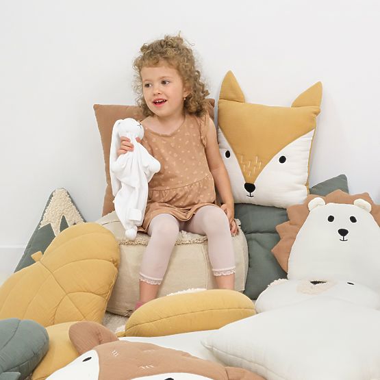 Muslin Pillow Ourbaby 20x35 cm - Mustard