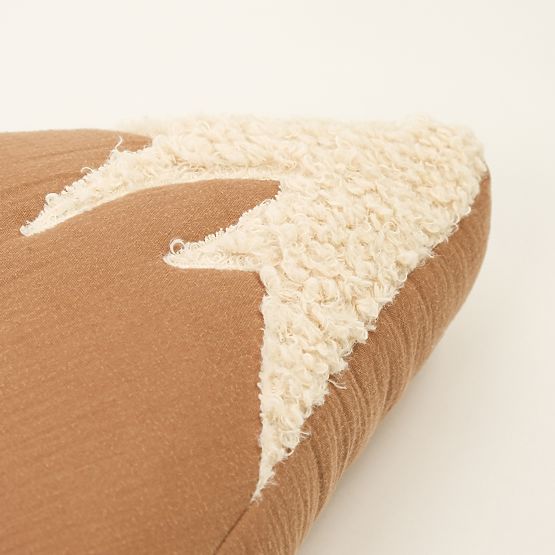 Muslin Pillow Ourbaby 28x30 cm Mountains - Toffee