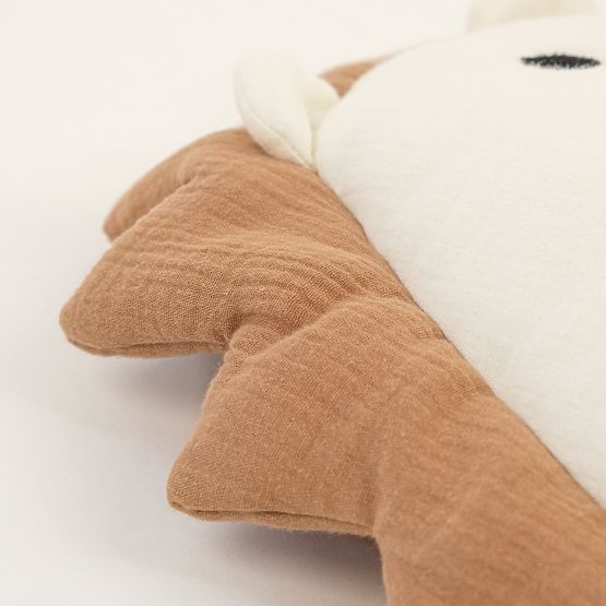 Muslin Pillow Ourbaby 38x35 cm - Hedgehog