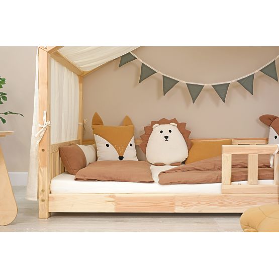 Muslin Pillow Ourbaby 38x35 cm - Hedgehog