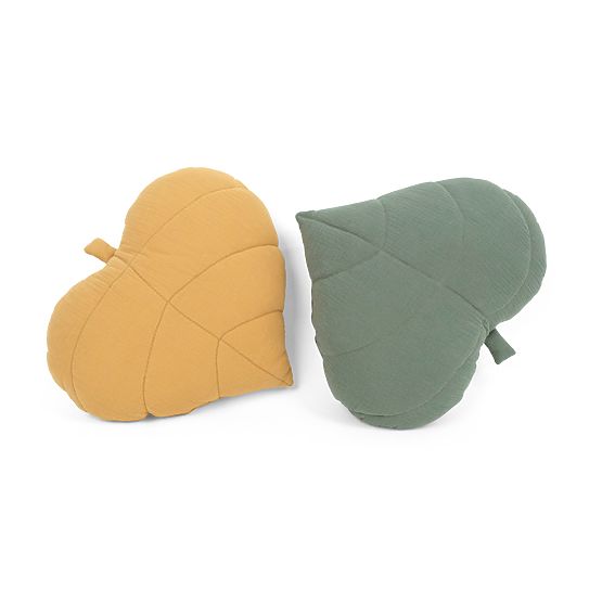 Muslin Pillow Ourbaby 38x35 cm Leaf - Green