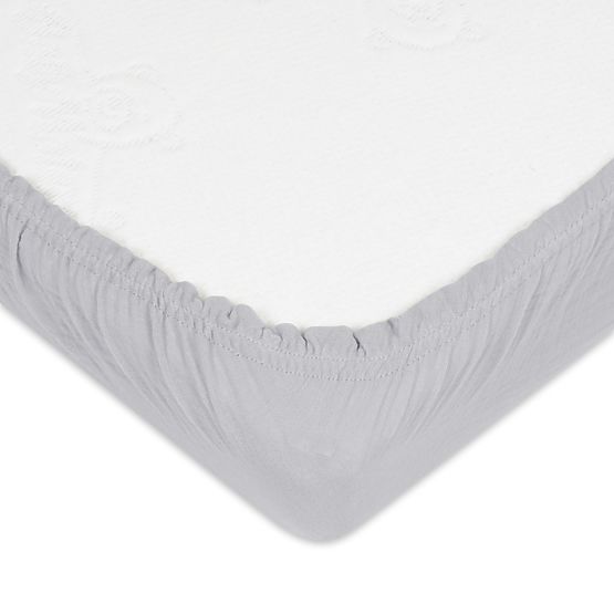 Muslin sheet 140x70 light gray