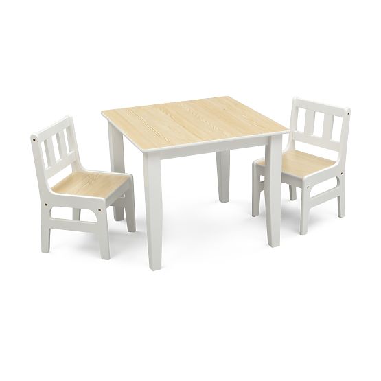 Children's Table with Chairs Natural