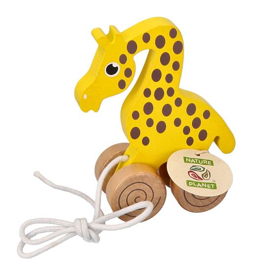 Nature Planet Pull-Along Giraffe
