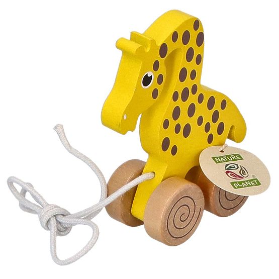 Nature Planet Pull-Along Giraffe