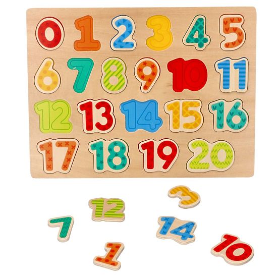 New Wooden Number Puzzle - Jigsaw