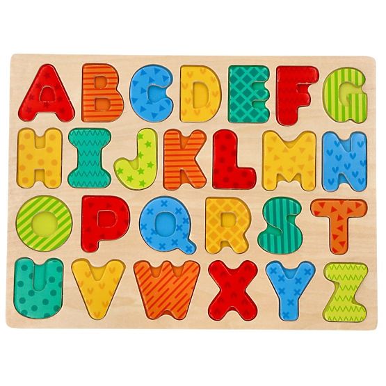 New Wooden Puzzle Alphabet - Letter Jigsaw