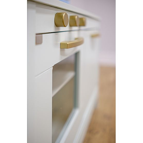 Nordic wooden kitchen with accessories