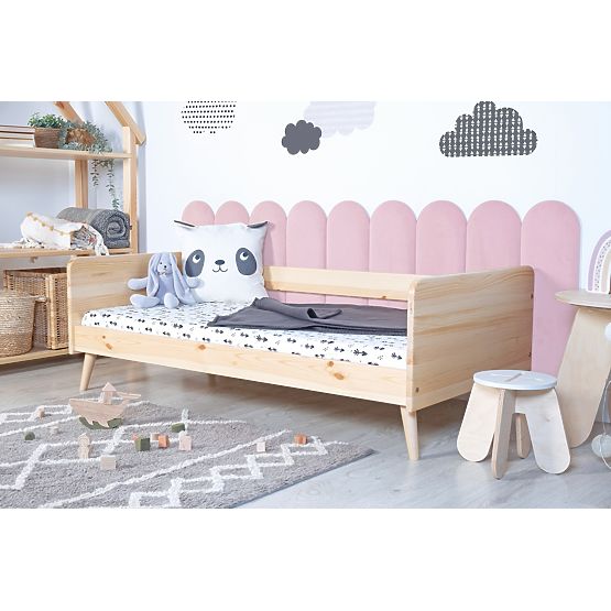 Obluček upholstered panel - powder pink