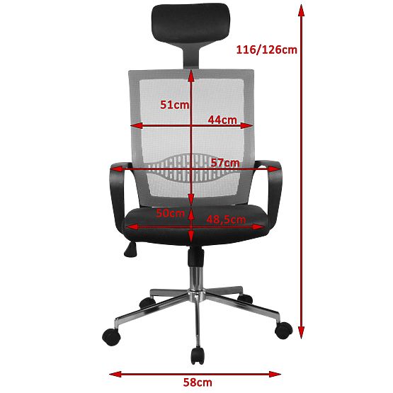 OFFICE CHAIR OCF-9 RED