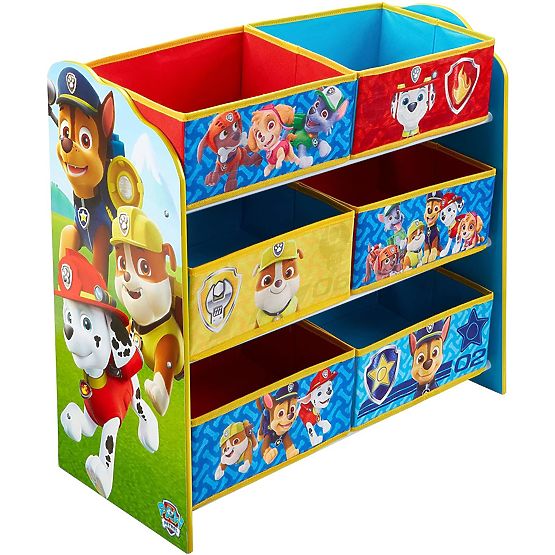 Toy organizer with boxes - Paw Patrol