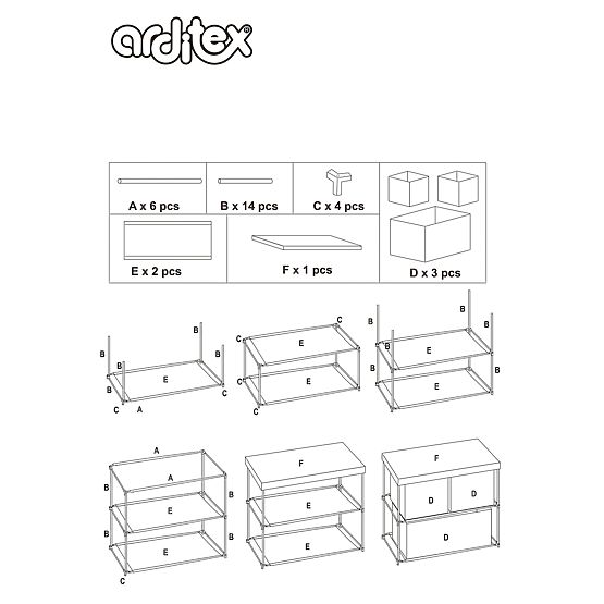 Organizer with drawers Frozen