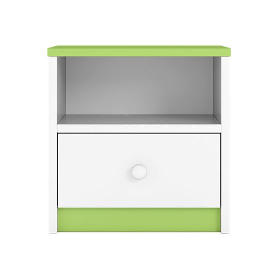 Ourbaby children nightstand - green-white
