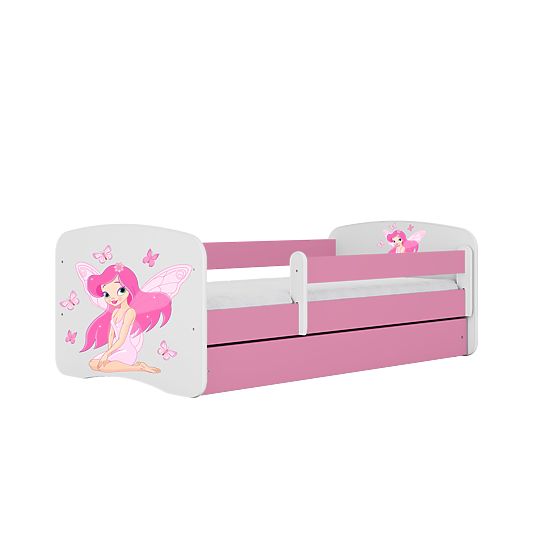 Children's Bed with Guardrail Ourbaby - Fairy Leonka